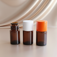 Bouteille en verre vide de 30 ml avec bouchon phénolique pour usage médical, chimique, cosmétique, huiles essentielles, épices, réactifs, diffuseurs (15 ml, 60 ml, 120 ml)