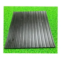 Corrugated Wide Rib Rubber Runner Mats