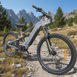 Vélo électrique classique haut de gamme en alliage d'aluminium 27,5/29 pouces pour adulte, 7 vitesses, suspension intégrale, <span class=keywords><strong>Enduro</strong></span> AM, VTT, frein à disque hydraulique - Product Image 1