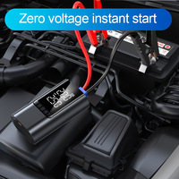 Car Inflator 12V 6000mAh Jump Starter Inflator Car Air Pump Car Tyre Air Pump All-in-One Battery Booster Power Bank for Vehicles