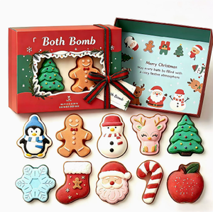 Coffret Cadeau <span class=keywords><strong>de</strong></span> Noël LovSens : Bombes <span class=keywords><strong>de</strong></span> Bain Aromathérapie aux Huiles Essentielles, Sels <span class=keywords><strong>de</strong></span> Bain Effervescents, Bombes <span class=keywords><strong>de</strong></span> Douche, Boîte Souvenir - Product Image 5