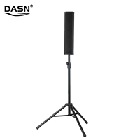 DASN B9 Altavoz de Columna Activo Profesional para Exteriores de 1000W RMS, Sistema de Sonido PA para Fiestas y Escenarios, Subwoofer de 12 Pulgadas