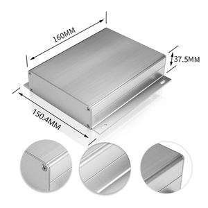 Boîtier <span class=keywords><strong>de</strong></span> <span class=keywords><strong>jonction</strong></span> électrique mural en alliage d'aluminium, profil anodisé personnalisé, indice <span class=keywords><strong>de</strong></span> protection IP54, boîtier d'onduleur <span class=keywords><strong>de</strong></span> puissance OEM/ODM - Product Image 4