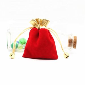 Sacs cadeaux en velours recyclables avec logo personnalisé, impression sérigraphique, fermeture à cordon, emballage pour bijoux, rangement pour montres et bracelets, livraison gratuite - Product Image 6