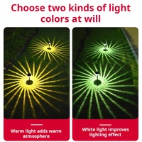 Lampes solaires de jardin multicolores, étanches, LED, pour l'éclairage des rues et des paysages, pour villa extérieure, cour, indice de protection IP65