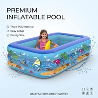 Fabricant de piscines gonflables sur le thème de l'océan OEM, piscine familiale pour enfants, vente en gros directe d'usine