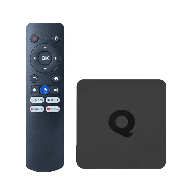 2026 Cheapest 4K 5G WIFI ATV Smart Tv Box Q1 Android Tv Box Voice Remote Control Allwinner H313 Android 10 IPTV Set Top Box