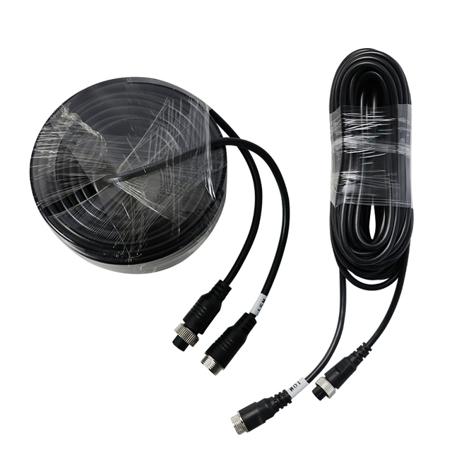 15m Car Video Din 4 Pin Aviation Male to Female Extension Cable for Mdvr Digital Video Recorders