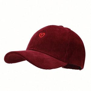Spring Autumn New <b>Small</b> love Embroidered Corduroy Hats Baseball Cap Ladies Fashion Simple Sun Sports Caps <b>for</b> <b>Men</b> - Product Image 5