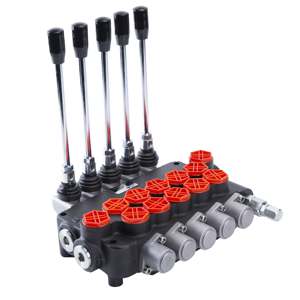 Vannes de <span class=keywords><strong>contrôle</strong></span> directionnelles hydrauliques pour camion à benne, entièrement en stock, 7 bobines de 80lpm, vente en gros - Product Image 4