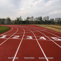 Piste d'athlétisme synthétique complète en PU de 400 m pour installations d'entraînement, qualité export pour les projets scolaires au Canada