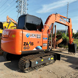 Miniexcavadora usada Hitachi zx60 de 6 toneladas de gran potencia 90% Nueva excavadora de segunda mano con certificado EPA CE en stock - Product Image 2