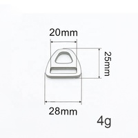 Boucle réglable en aluminium pour chien, boucle coulissante en métal pour sac, vente en gros
