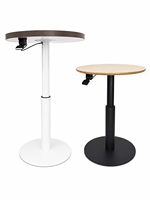 Socle de table réglable en hauteur Wekis, en fer, pneumatique, avec levier, pour la fourniture de tables de café, de restaurant et de pub