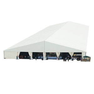 Tente d'entrepôt Sheld 21m x 60m x 4m en alliage d'aluminium, auvent d'exposition extérieur rectangulaire à montage manuel - Product Image 1