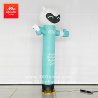 360 personnalisé haute qualité 3m ciel danseur gonflables géant 3M publicité agitant pour Air danseurs ventilateur accessoire pour mer