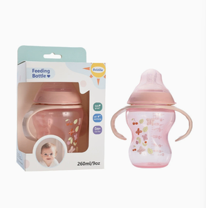 Biberón de Leche para Niños de 260 ml, Caja de Regalo, Biberón de Plástico para Recién Nacidos, Biberón de Alimentación Manos Libres - Product Image 2