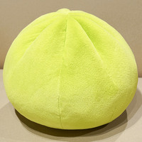 Jouets en peluche mignons et doux en forme de nourriture, porte-clés en peluche colorés en forme de raviolis Baozi, jouets en peluche rembourrés en coton PP