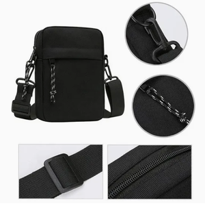 حقائب صغيرة متقاطعة مع الجسم متقاطعة مع حروف مخصصة حقائب يد للرجال والنساء - Product Image 5