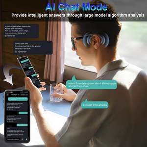 Gafas inteligentes XOOMEER con IA, Bluetooth, traducción en 164 idiomas, asistente de IA para viajes y negocios - Product Image 1