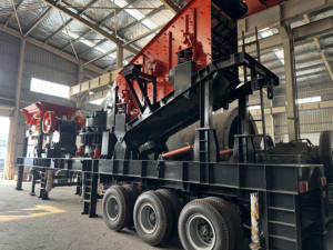 מנוע או מנוע דיזל משולב tyre/track styre צולל 30-80 קמ "ר כרייה מחצבה מכונות ריסוק - Product Image 6