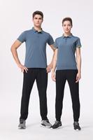 Polo de sport vierge en stock pour hommes et femmes, usine de Yiwu, personnalisation professionnelle, polos de golf à séchage rapide, tissu 150 g/m²