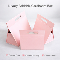 Boîte cadeau personnalisée, écologique, pliable, rigide avec fermeture magnétique, boîte en papier mystère, emballage en papier de luxe haut de gamme pour cosmétiques
