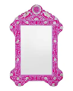 Latest Mother Of Pearl Luxury Wall Decor Mirror Glass Mirror Frame Decoration By S A And Sons Exports