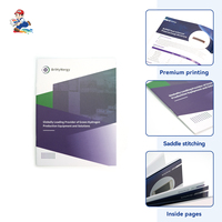 Impression de brochure personnalisée pour profil d'entreprise, brochure couleur, brochage à cheval, catalogue professionnel, livre d'introduction