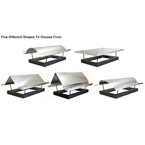 Capuchons <span class=keywords><strong>de</strong></span> cheminée durables, élégants et modernes en acier inoxydable sur mesure pour la protection des toits des projets commerciaux résidentiels - Product Image 5
