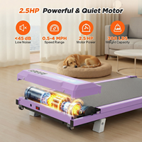 Tapis de marche électrique KREEDA avec écran LED, télécommande et inclinaison manuelle pour la maison, le bureau et les exercices sous le bureau