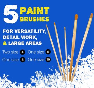 Conjunto de Arte de dibujo para niños, lienzo acrílico, suministros de arte, 26 piezas - Product Image 5