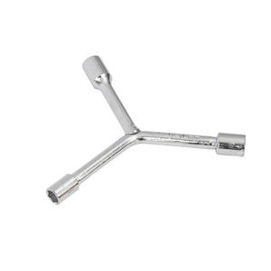 Clé à douille industrielle en acier de type Y, douille hexagonale, outil de pneumatique à angle de 115 degrés, surface plaquée, en pouces (imperial) - Product Image 1