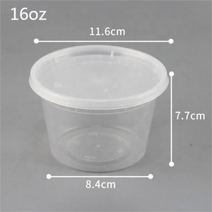 Vaso <span class=keywords><strong>de</strong></span> Plástico Transparente Ecológico <span class=keywords><strong>con</strong></span> Tapa Antiderrames para Salsas, Material PP, Estilo <span class=keywords><strong>de</strong></span> Pared Simple - Product Image 6