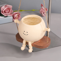 Mini pot suspendu pour plantes succulentes, décoration de jardin et de salon