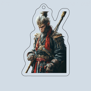 Llavero Acrílico Transparente con Figura de Anime de Black Myth Wukong, Impresión Ecológica Personalizada en Serigrafía - Product Image 2