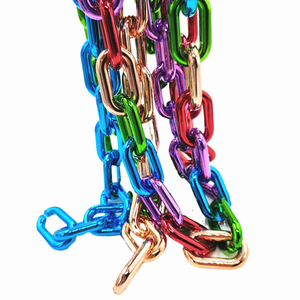 Compre Accesorios para Disfraces <span class=keywords><strong>de</strong></span> Carnaval <span class=keywords><strong>de</strong></span> Mardi Gras, Collar <span class=keywords><strong>de</strong></span> <span class=keywords><strong>Cadena</strong></span> Jumbo, Collares Metálicos Gruesos para el Mes del Orgullo, para Hombres y Mujeres - Product Image 4