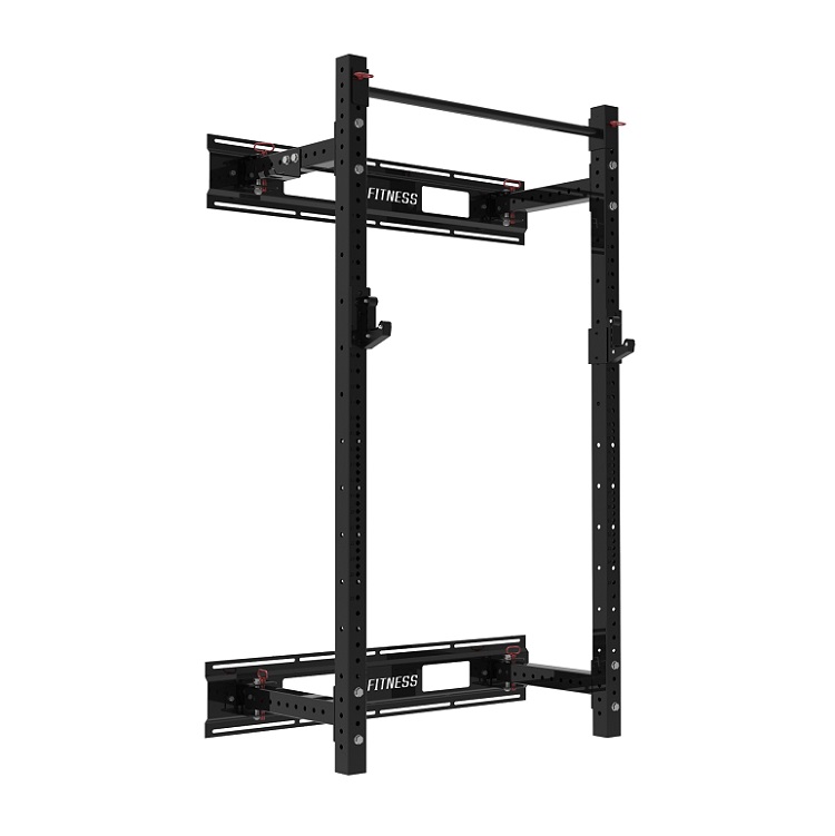 Силовая стойка для фитнеса, складная настенная стойка, коммерческое оборудование для спортзала, настенная стойка