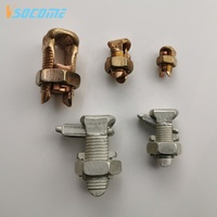 Equipo eléctrico de cobre y latón Conector atornillado dividido de 35mm