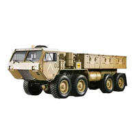Haute vitesse 2.4G 16CH RC voiture modèle 1/12 camion militaire haute qualité métal télécommande jouet pour enfants avec lumières