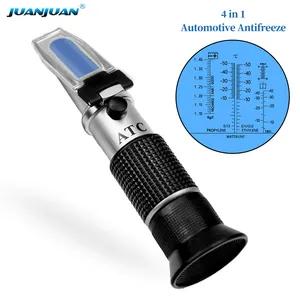 Handheld 4 in 1 30-35% Vehicle Auto Urea Anti-Freeze Coolant Refractometer car Tester for Battery Fluid