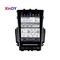 Pemutar DVD Mobil Layar Sentuh 12.1 Inci, Navigasi GPS Otomatis, Radio Multimedia Android untuk Tesla Infiniti Q50 Q50L 2010-2017