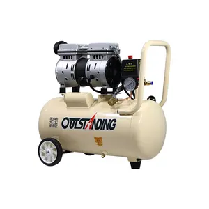 Düşük gürültü Mini sessiz veya oksijen jeneratörü endüstriyel hava kompresörü ile hava tankı ve hava kurutucu