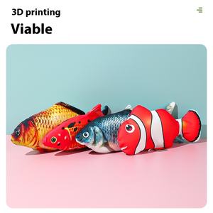 Venta al por mayor de juguetes de peces para gatos ecológicos, paño de menta, simulación eléctrica de peces, gatitos para divertirse, características para morder, gato mascota autosuficiente - Product Image 2