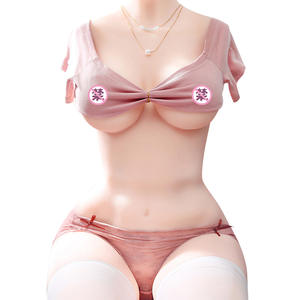 Dispositivo di Masturbazione Elettrico a Mezzo Corpo con Scheletro in Silicone Solido Non Gonfiabile - Product Image 5