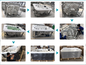 1 pezzo esterno Jacuzzii Pod di recupero del bagno copertura termica con sedili per vasca idromassaggio Plug & Cold tuffo bagno di ghiaccio massaggiatore - Product Image 5