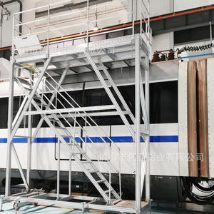 Customized Overpasses <b>Ladders</b> Equipment Aluminum Alloy Profiles Assembly Line Instrument Maintenance Platforms Production Line - Product Image 4