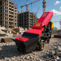 Nouvelle pompe à béton diesel monocylindre SG de 15 kW avec une productivité de 6-8 m³/h et une haute efficacité pour la construction