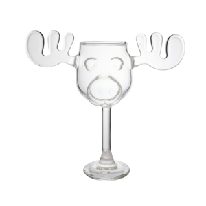 8 Oz Clear National Lampoon'S Navidad Vacaciones Griswold Moose Taza Crystal Clear Retro Cristalería Flautas Copas - Product Image 3