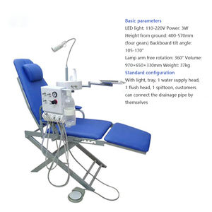 Lit de beauté, chaise avec shampoing, appui-tête et lampe, meubles de salon modernes et luxueux en cuir pour salle de bain - Product Image 6